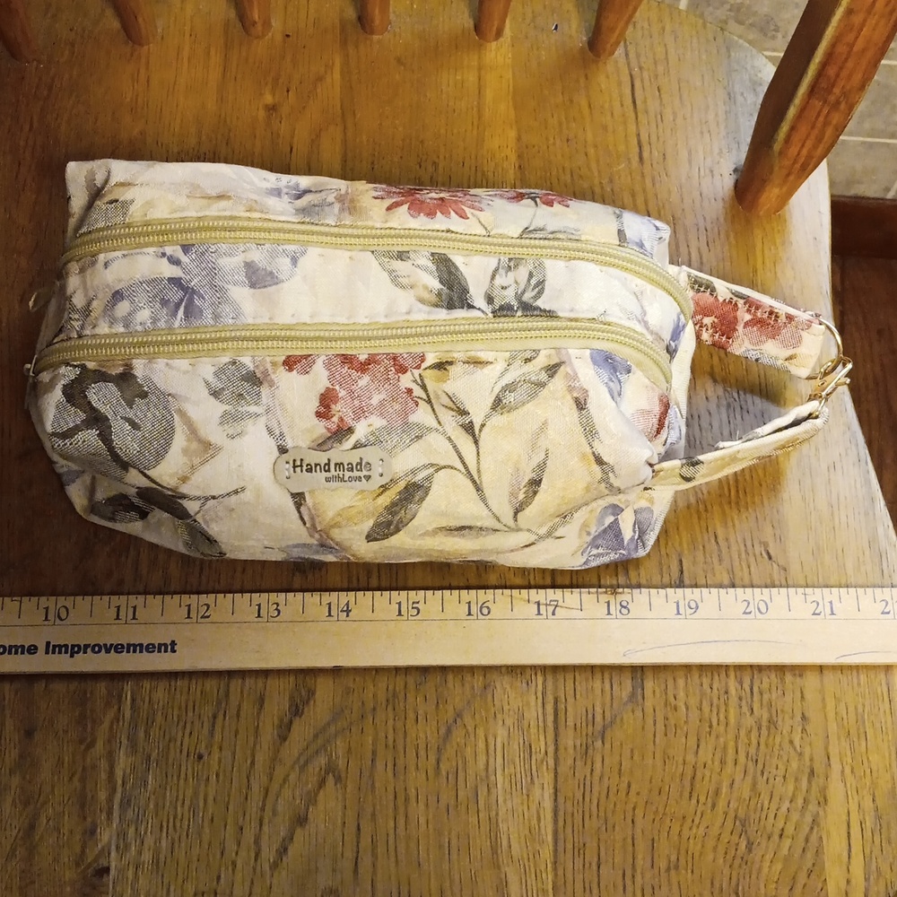 Toiletry Bag!! Homemade with Love ❤️  Two Compartments - Picture 3 of 11